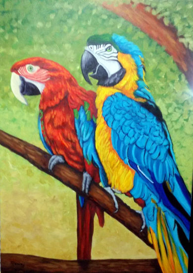 Pico y Pica Oil Canvas Animals