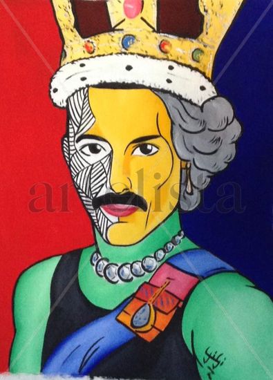 I'm the Queen Acrylic Canvas Portrait