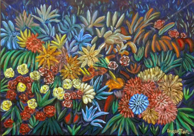 Floral Oil Canvas Floral Painting