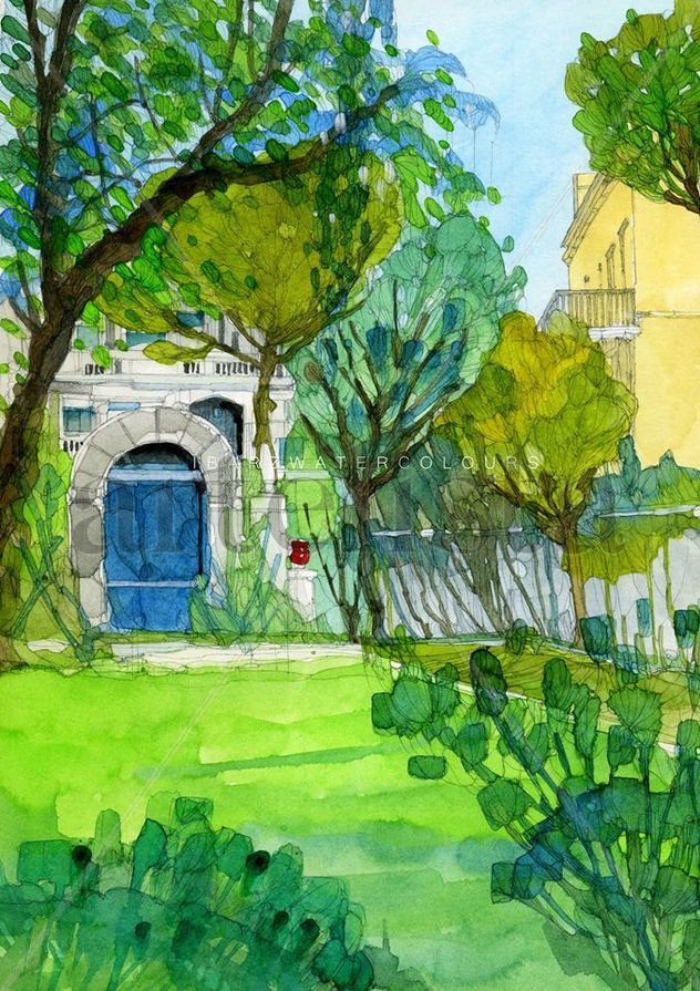 SARRIÁ , El antiguo jardín  REF 555