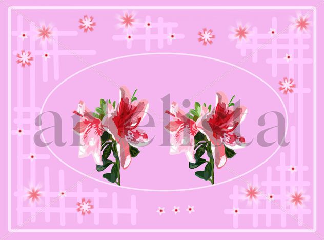 Azaleas muy rosa