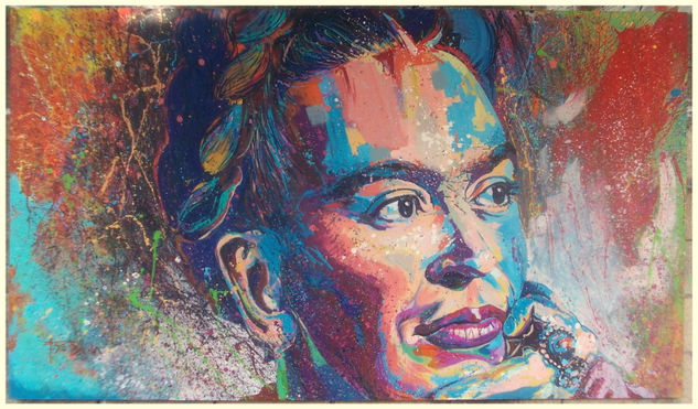 Frescura Frida Acrílico Lienzo Retrato