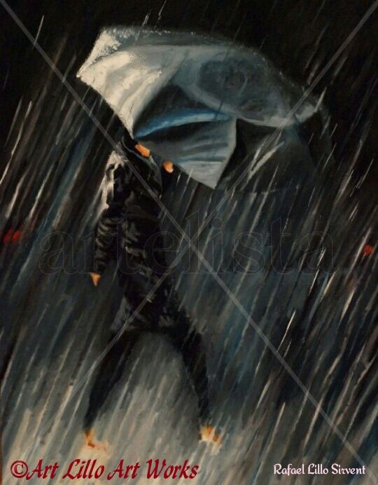 Caminando bajo la lluvia