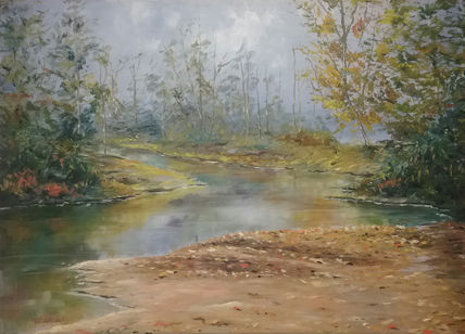 Río en calma
