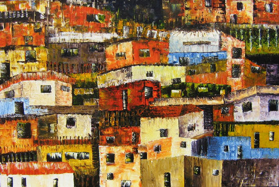 Favela 4 Ink Canvas Others