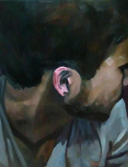 oreja Oil Canvas Figure Painting