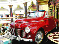 Coche rojo vintage