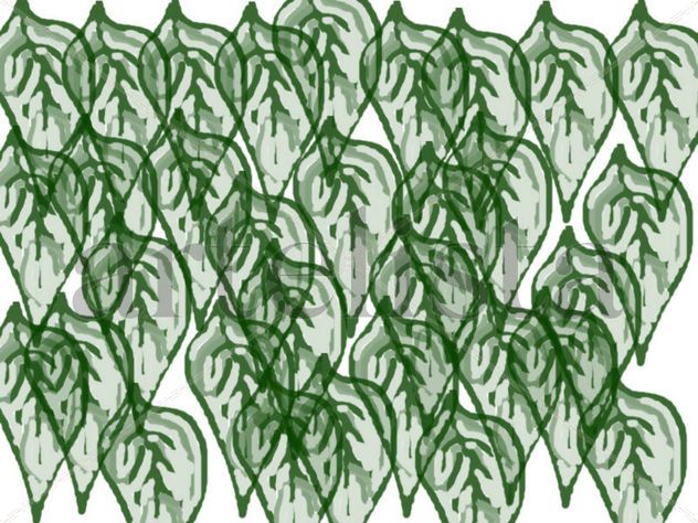 Hojas verdes de primavera