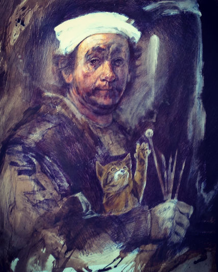 Rembrandt in pausa