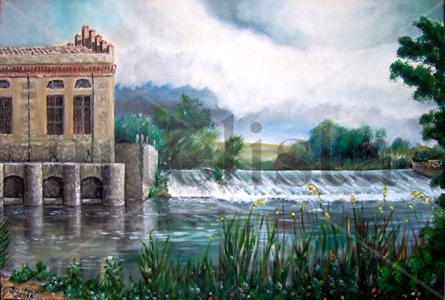 Presa de Safont Oil Paper Landscaping