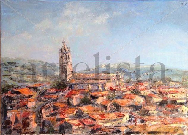 Colmenar Viejo - Verano Oil Canvas Landscaping