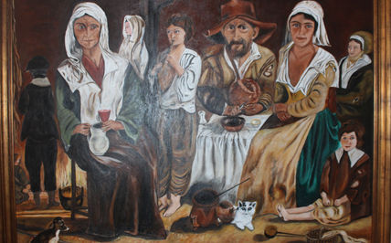 Familia de aldeanos