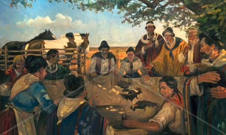 costumbrista , la pampa