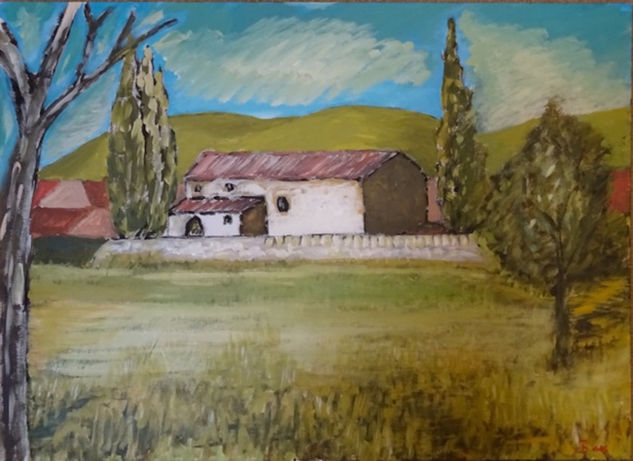 Paisaje/Notre Dame des Bois/Larroque Acrylic Canvas Landscaping