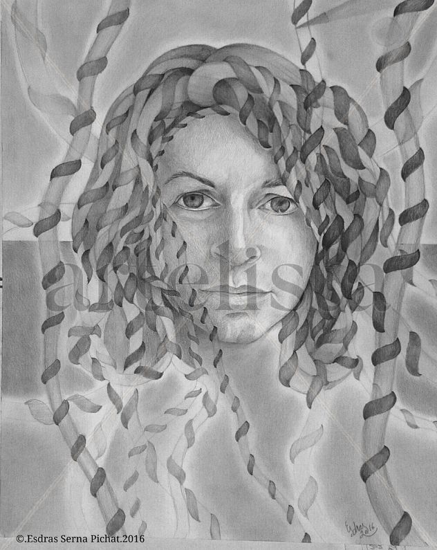 retrato estratecosmico, de encargo.
