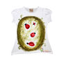 T-shirt 100% pima cotton, hand painted, Universo Artesano