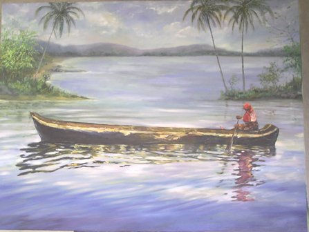 Canoa Oil Canvas Landscaping