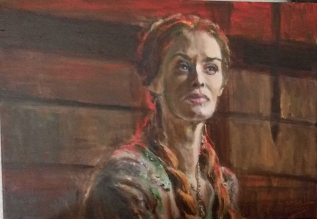 Cersei, la reina madre Acrílico Lienzo Retrato