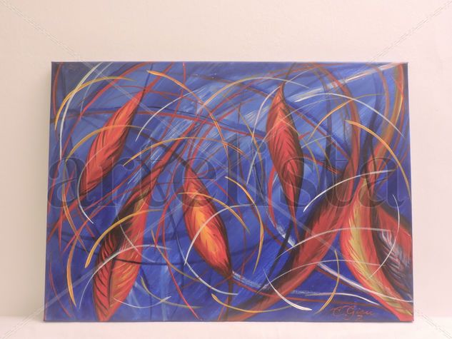 Resurgir Rojo Acrylic Canvas Others