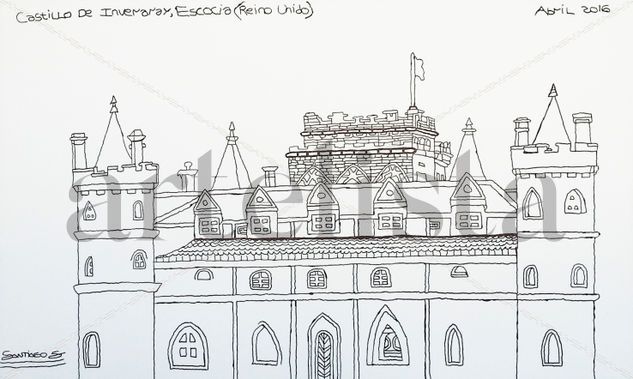 Castillo de Inveraray, Escocia (Reino Unido) Ink