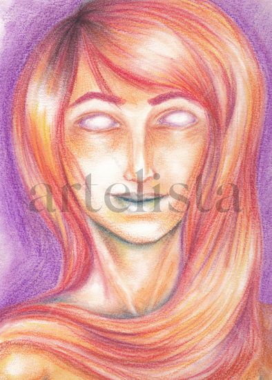 INFIERNO Pastel Papel Retrato