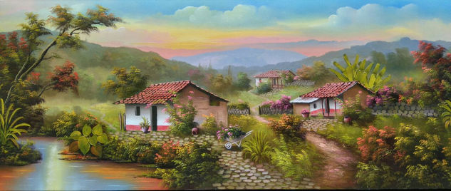 paisaje natural Oil Canvas Landscaping