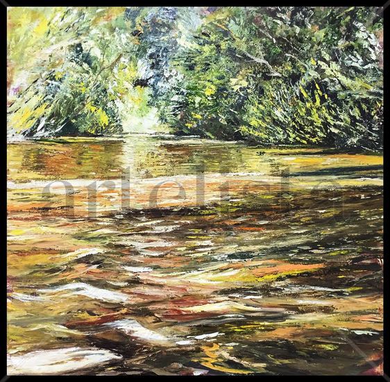 El remanso Oil Canvas Landscaping