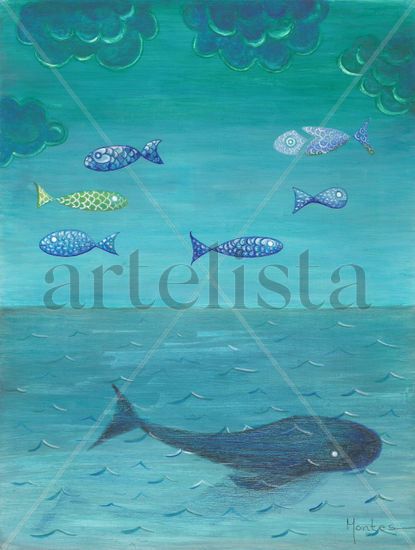 Sobre el mar Acrylic Paper Animals