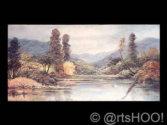 Árboles junto al Lago 