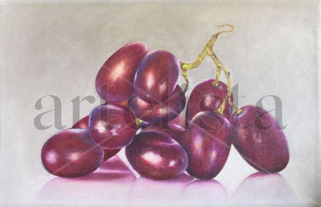 UVAS ROSADAS Oil Canvas Still Life Paintings