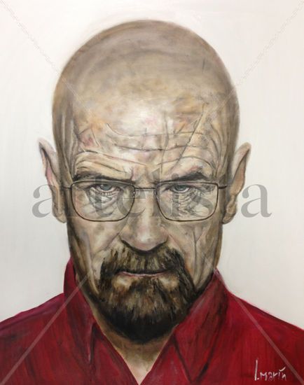 Heisenberg Oil Canvas Portrait