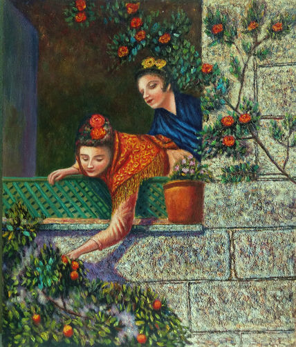 Mujeres cogiendo...