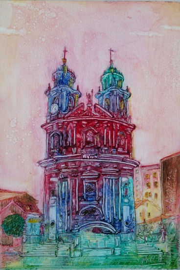 Iglesia de la Peregrina Oil Card Landscaping