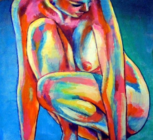 Beam of light Acrylic Canvas Figure Painting