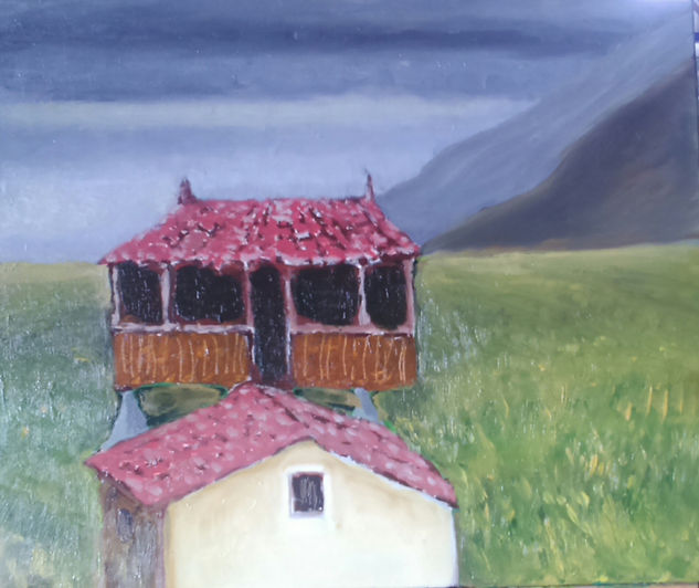 Paisaje Asturiano 1/ 2015 Oil Canvas Landscaping