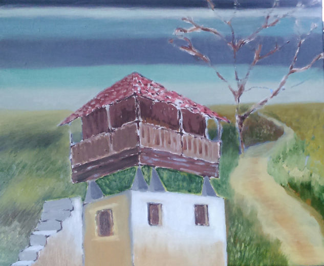 Paisaje Asturias /3/ 2015 Oil Canvas Landscaping