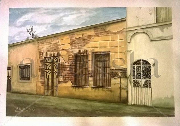 Casa en Guadalupe Watercolour Paper Others