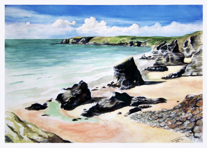 Playa de Bedruthan...