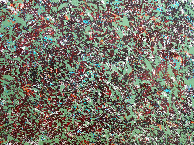 Selva en movimiento Mixed media Panel Others