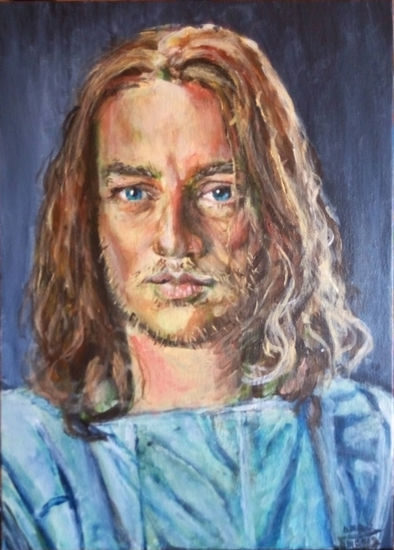 Jaqen N'ghar, (nadie, EL HOMBRE DE LAS MIL CARAS Acrílico Lienzo Retrato