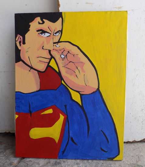 Superkillo Acrylic Textile Portrait