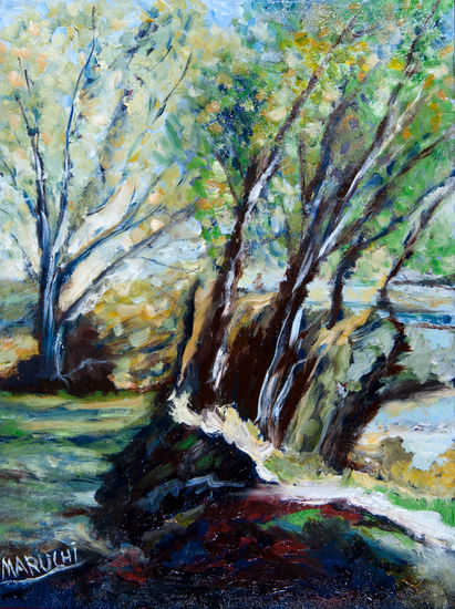 El bosque Oil Canvas Landscaping