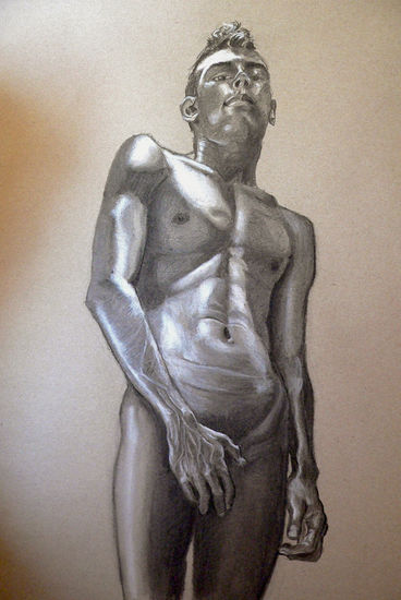 modelo desnudo Charcoal