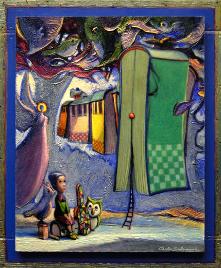 EL SUEÑO DEL PEQUEÑO MÚSICO - (enmarcado) Acrylic Panel Figure Painting