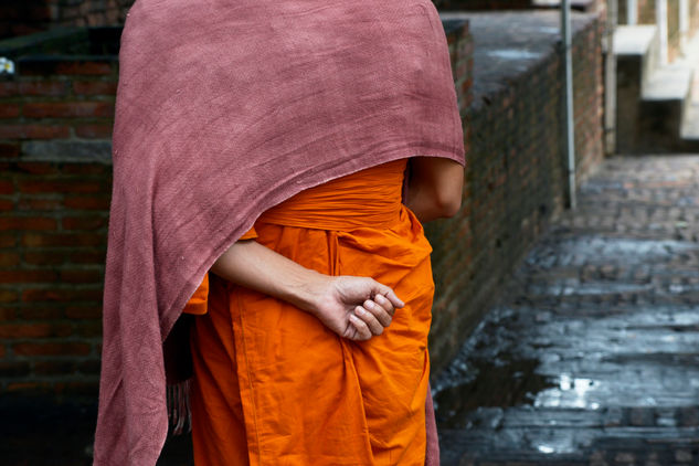 Buddhist monk Travel Color (Digital)