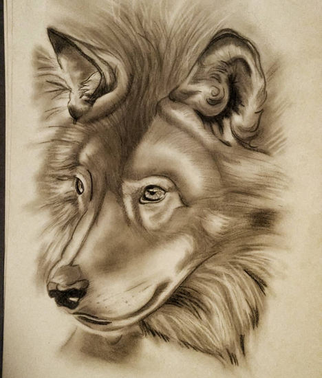 Perro Lobo Pencil