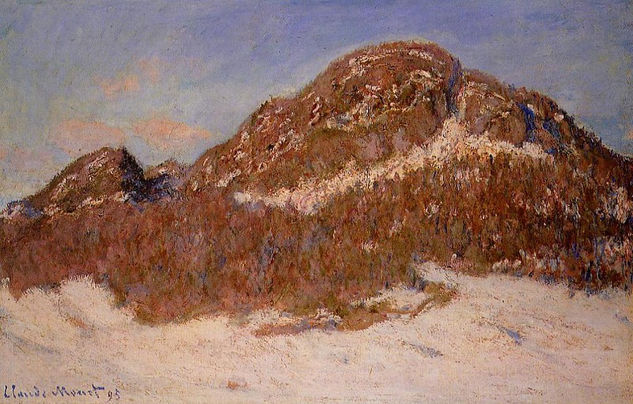 Claude Oscar Monet - A Mount Kolsaas 3- 1895 - Reproduction Oil Canvas Others