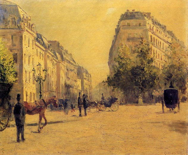 Gustave Caillebotte - A The Perpiniere Barracks - 1878 - Reproduction