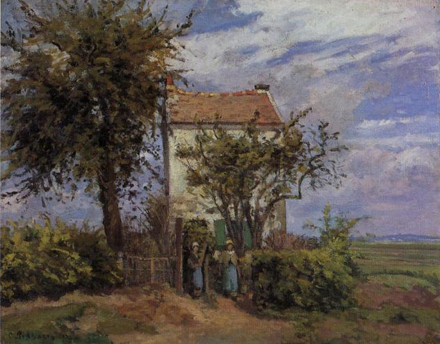 Camille Pissarro - A 689 - Reproduction Óleo Lienzo Otros