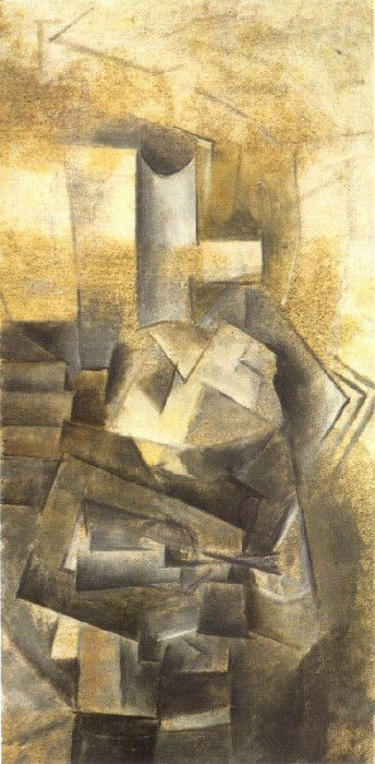 Pablo Picasso Period of creation 1908-1918 - A 1909 Verre- pomme et livres - Reproduction
